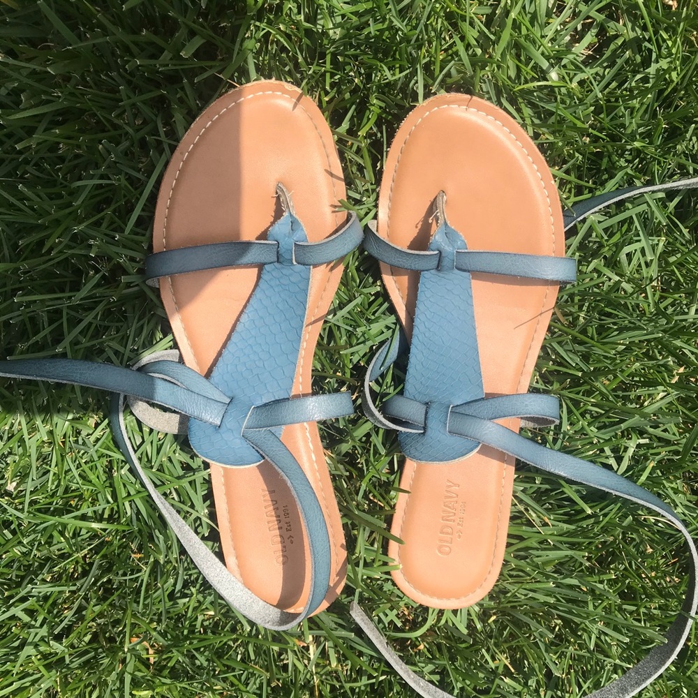 Blue Sandals